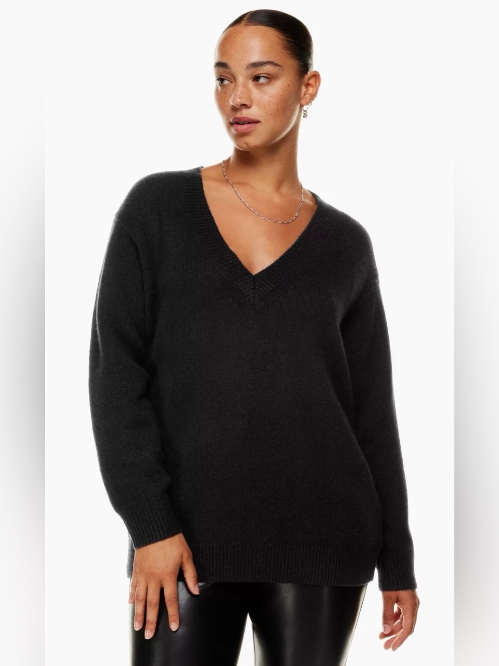 Aritzia Cashmere Black Sweater